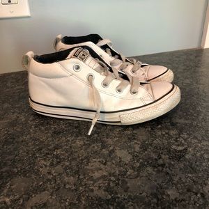 Leather converse